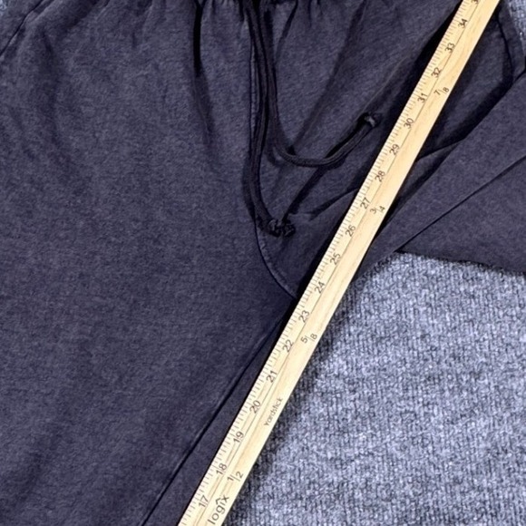 Zara Womens Wide Leg Sweatpants Faded Black 100% Cotton Raw Hem Size S Small - Picture 7 of 7